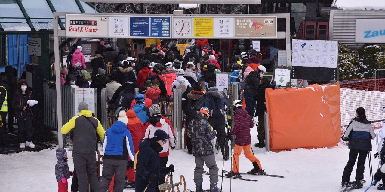 Massenansturm auf Semmering.