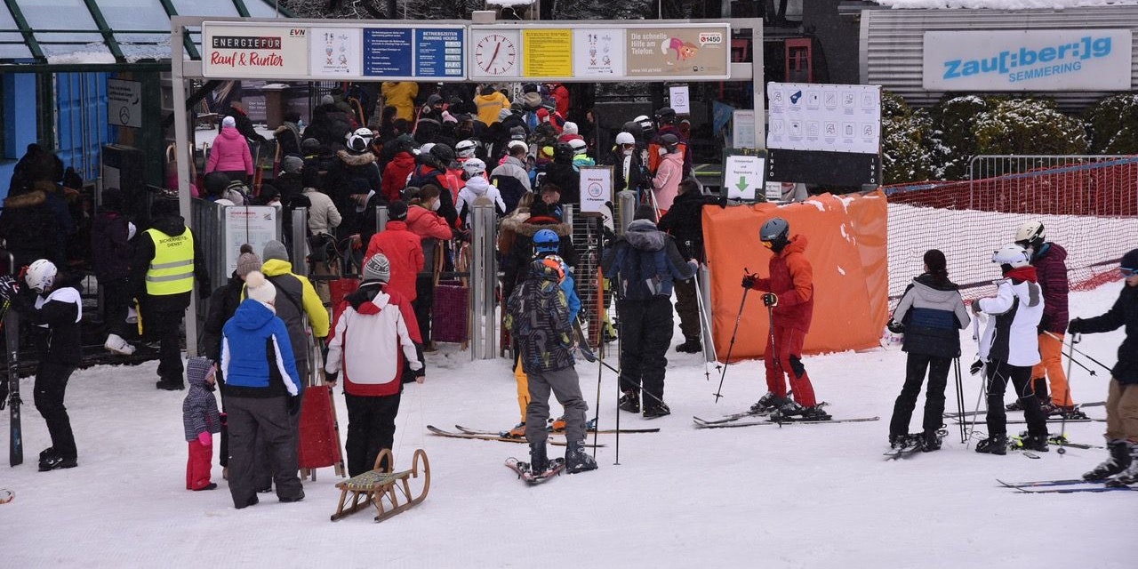 Massenansturm auf Semmering.
