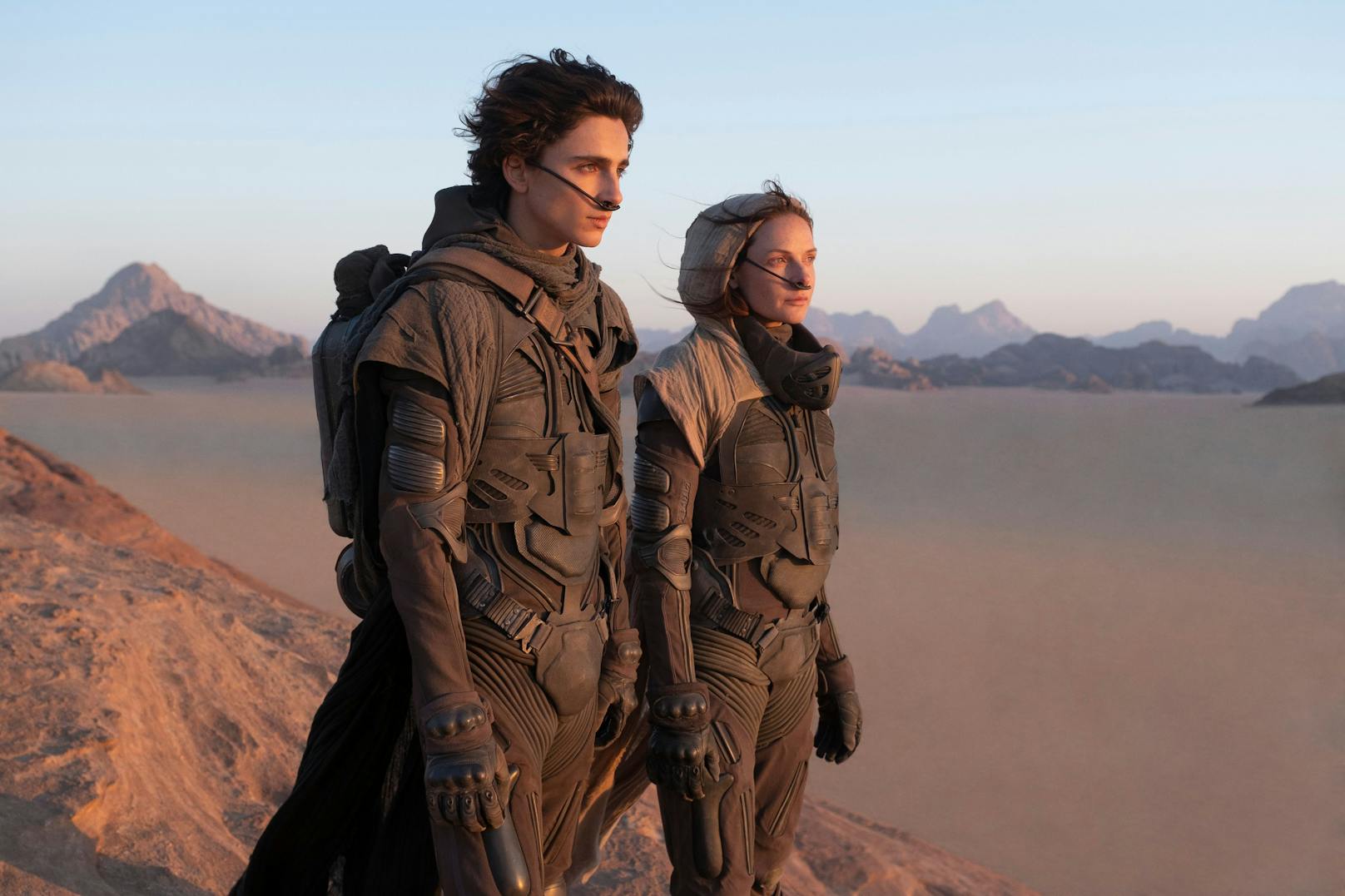 Timothée Chalamet und Rebecca Ferguson im ersten Teil von "Dune".