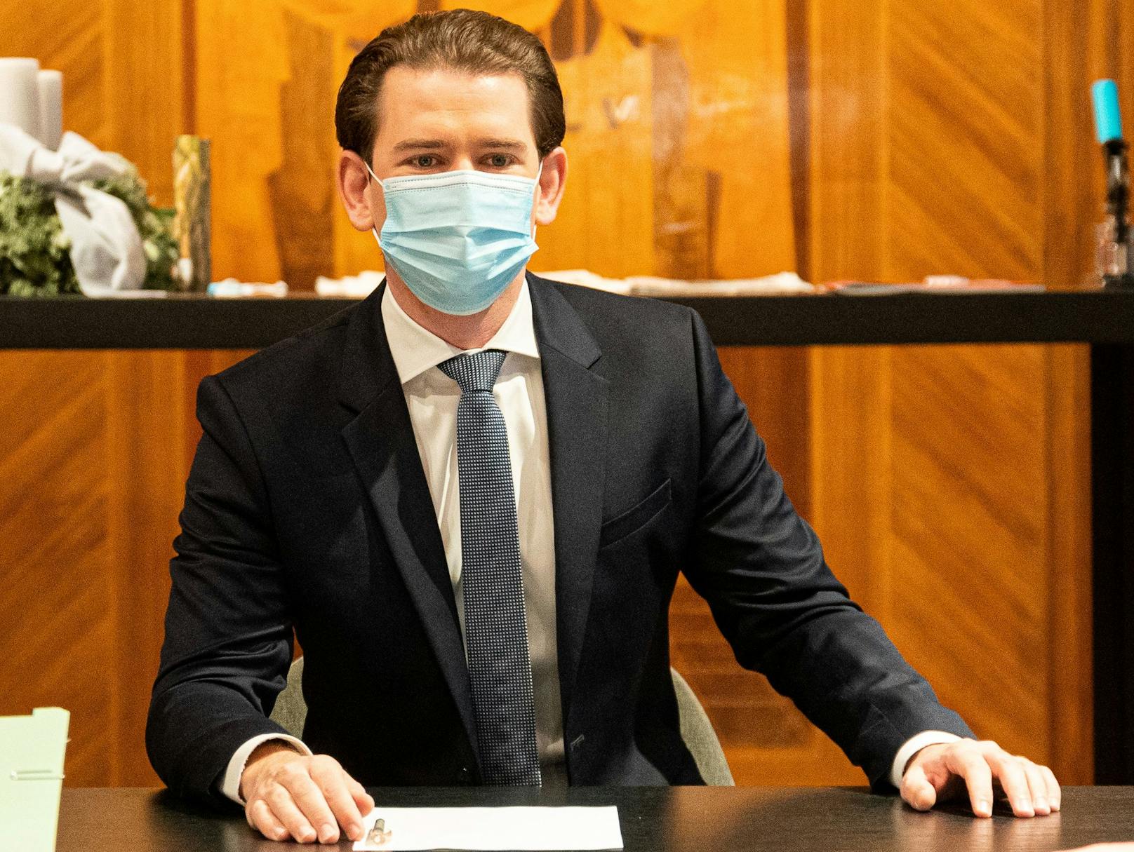 Bundeskanzler Sebastian Kurz will sich "ganz bestimmt impfen" lassen.