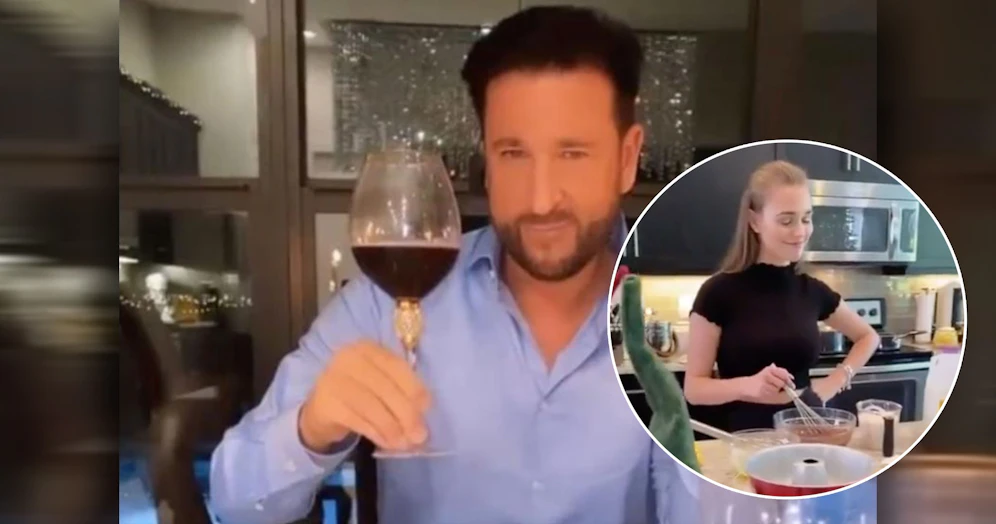 Wendler wartet auf das Dinner.
