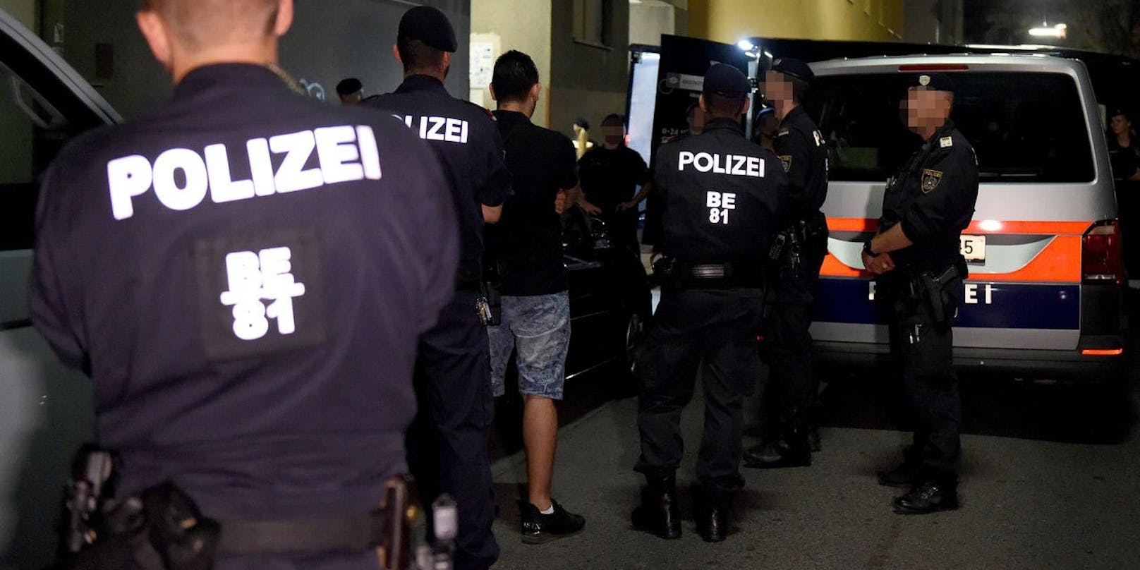 Ein Polizei-Einsatz in Wien
