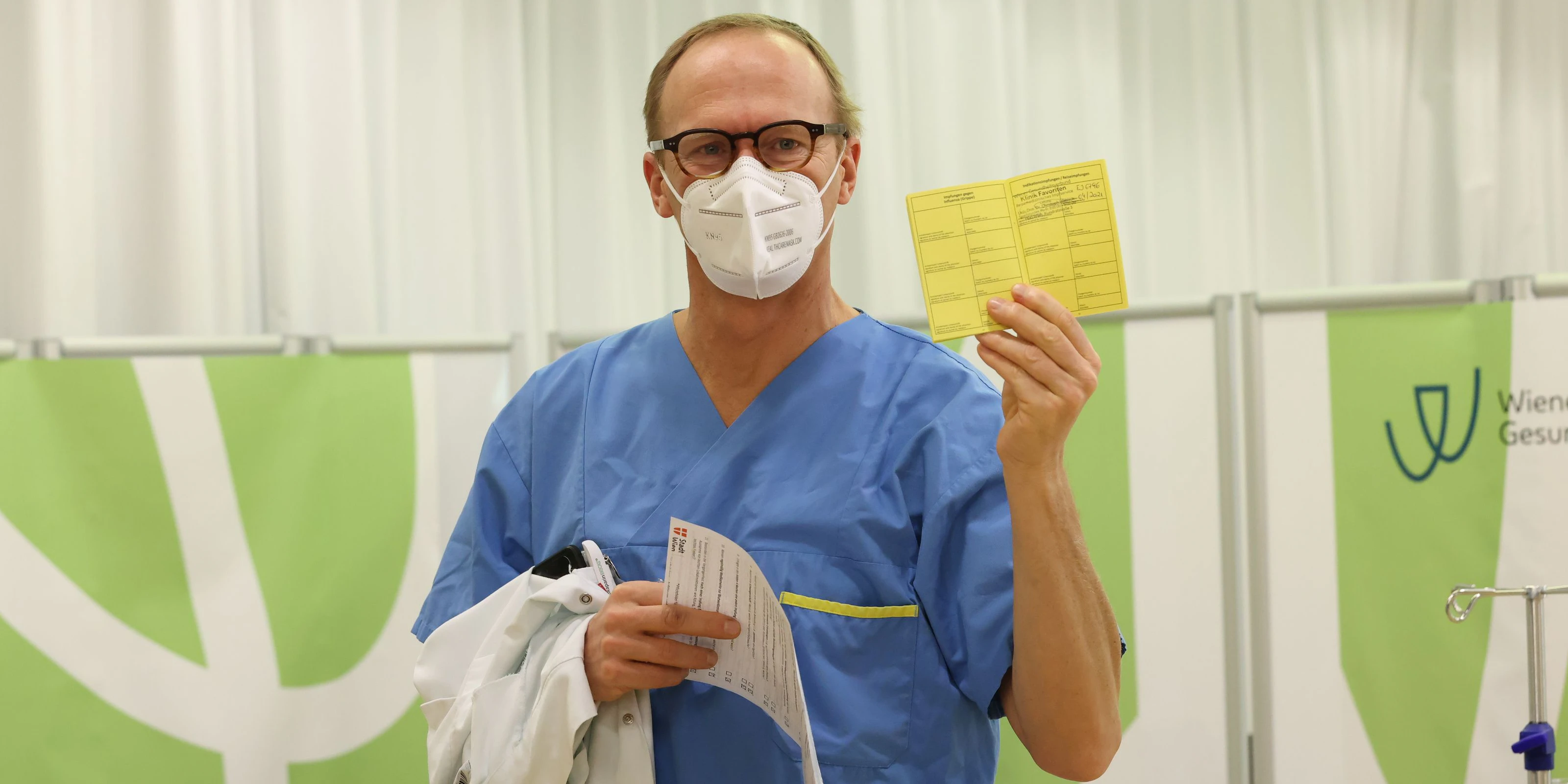 Geimpft: Christoph Wenisch, Leiter Infektionsabteilung Klinik Favoriten