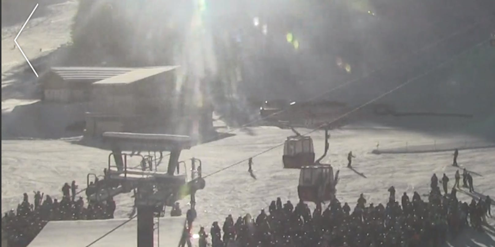 In Zauchensee herrschte am Sonntag Gedrängel beim Ski-Lift