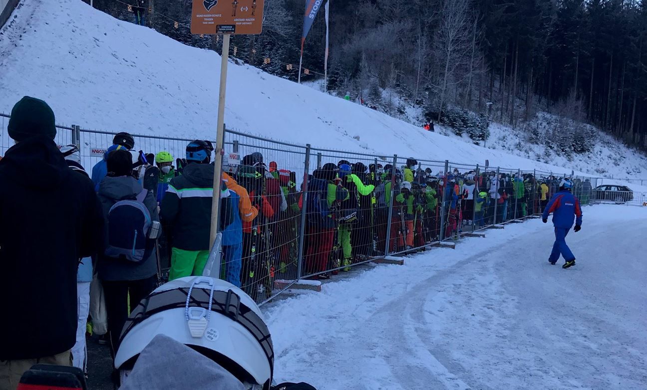 Ski-Andrang Hinterstoder