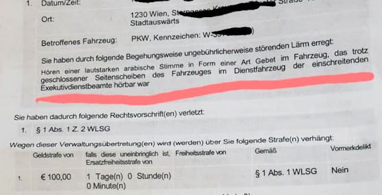 Saftige Strafe für Gläubigen, der Koran im Auto hörte.