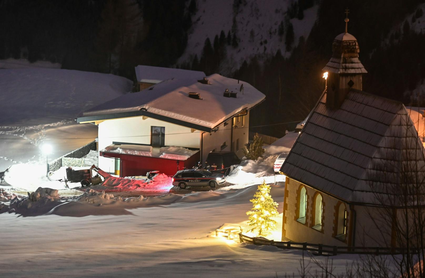 Ersten Informationen zufolge kam es in Längenfeld bei Sölden zu einem Doppelmord an zwei Kindern (28. Dezember 2020)