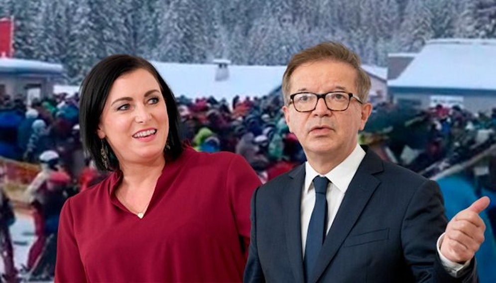 Elisabeth Köstinger und Rudolf Anschober reagieren erstmals auf den Ski-Andrang.