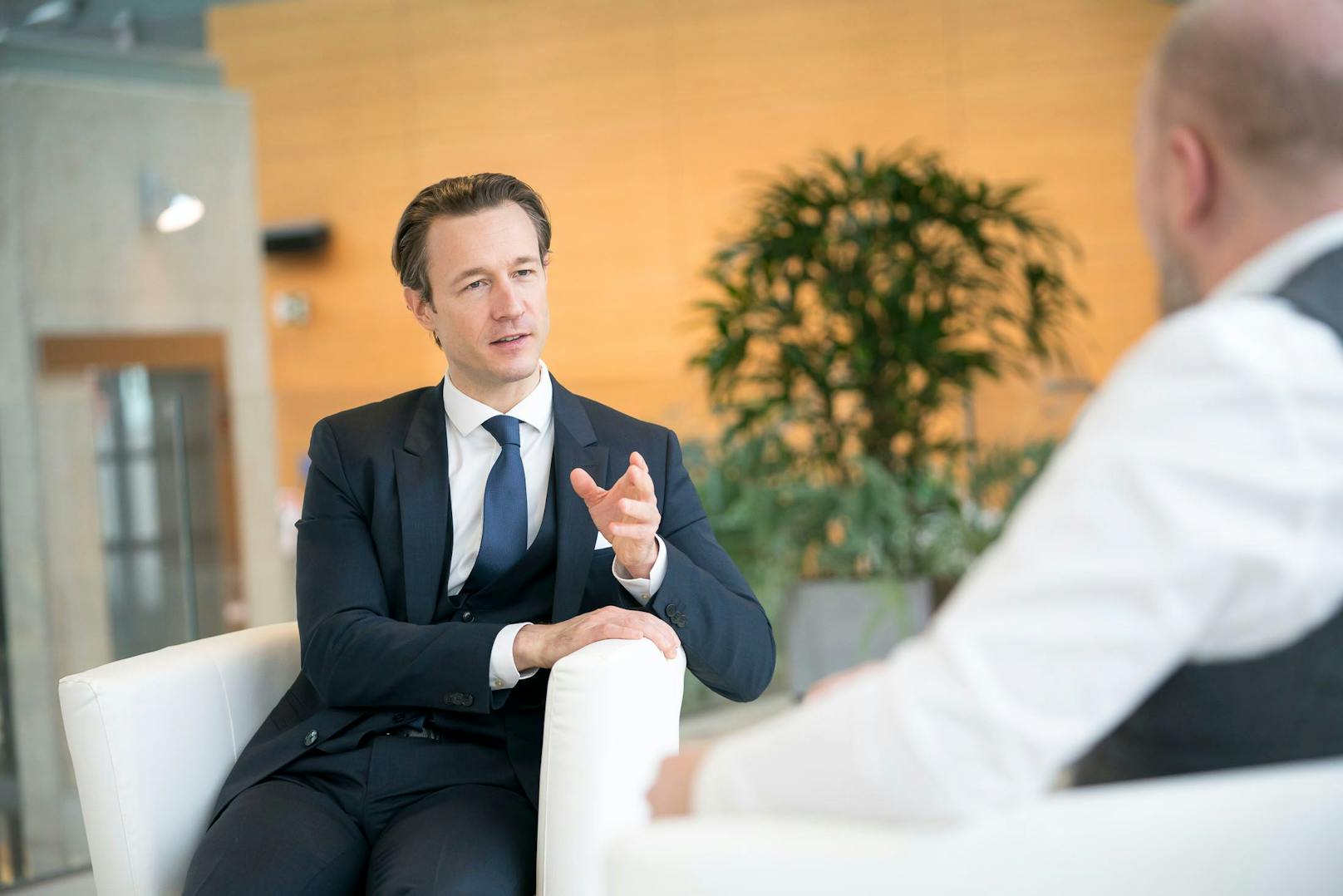 ÖVP-Wien-Chef und Finanzminister Gernot Blümel im <em>"Heute"</em>-Interview