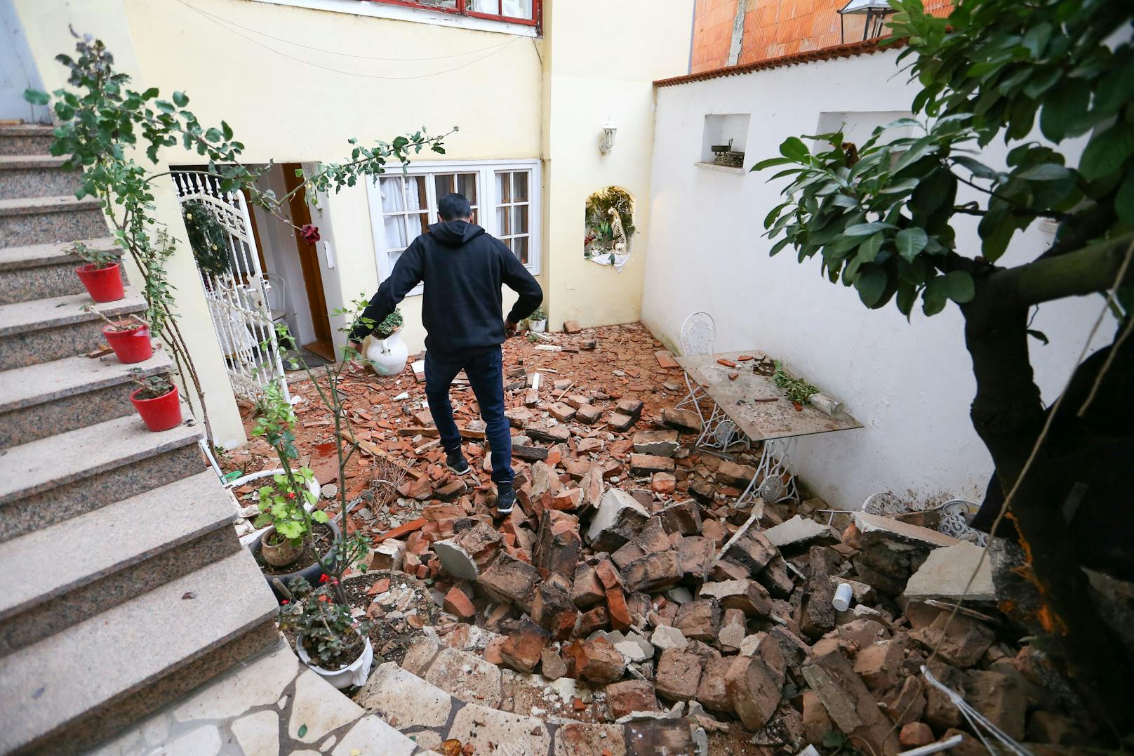 In Zagreb (im Bild) wurden mehrere Gebäude schwer beschädigt.