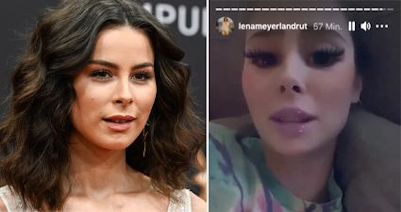 Heute.at - Komplett überschminkt! Lena schockt Fans mit Insta-Foto