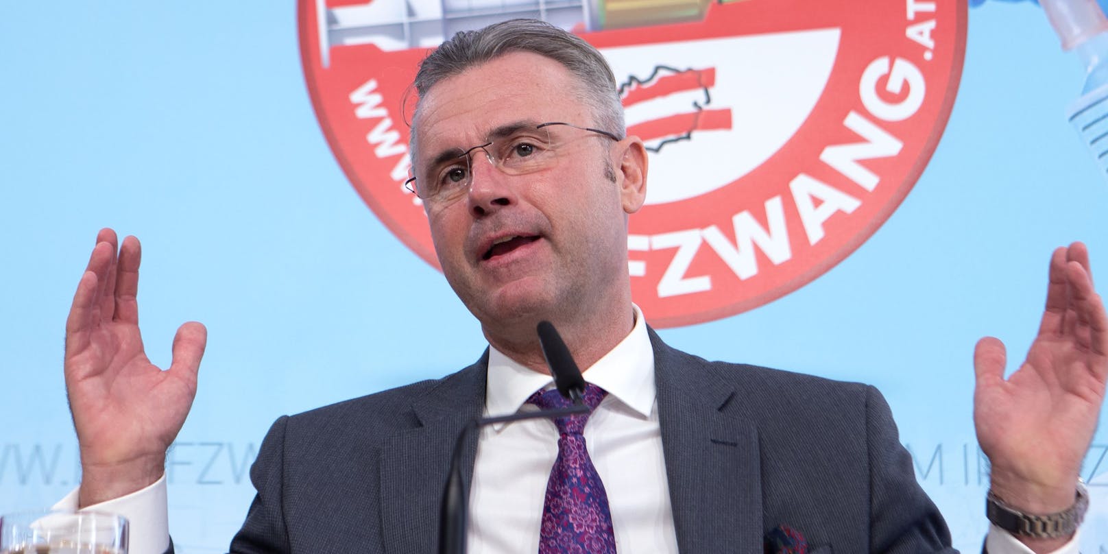 FPÖ-Chef Norbert Hofer fordert ein Ende des Lockdowns.
