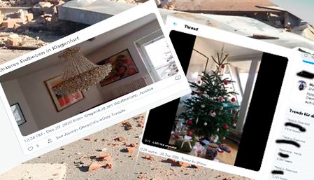 So kommentiert Österreich das Beben in den Sozialen Netzwerken