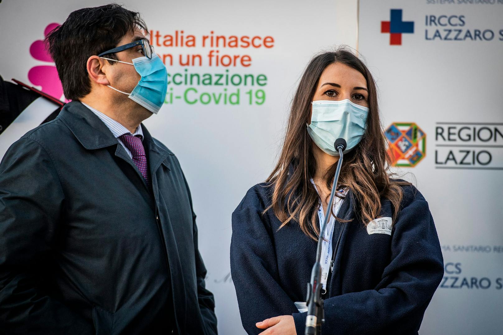 Die junge Italienern trat in Folge öffentlich für die Impfung und dafür, diese möglichst vielen Menschen zu verabreichen, ein.