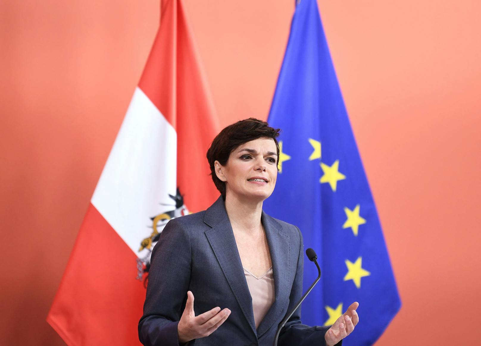 SPÖ-Bundesparteivorsitzende Pamela Rendi-Wagner pocht auf mehr Tests und mehr Impfungen.