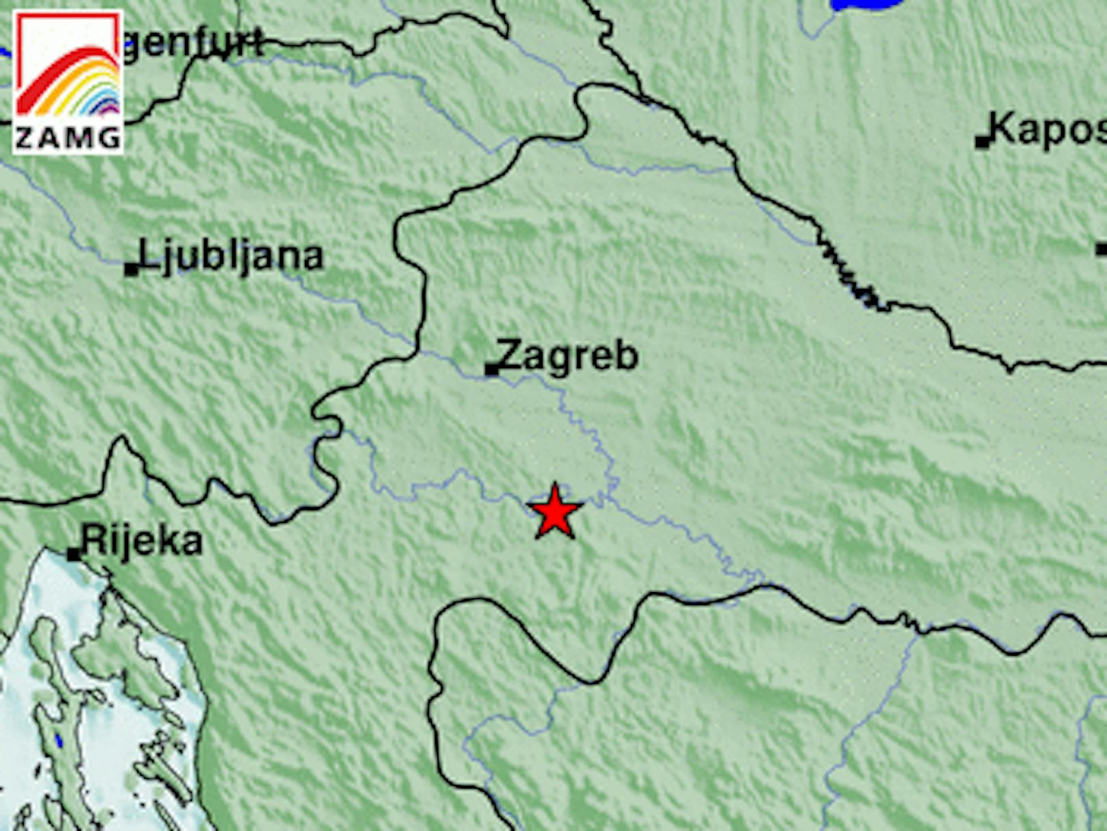 Erdbeben in Kroatien