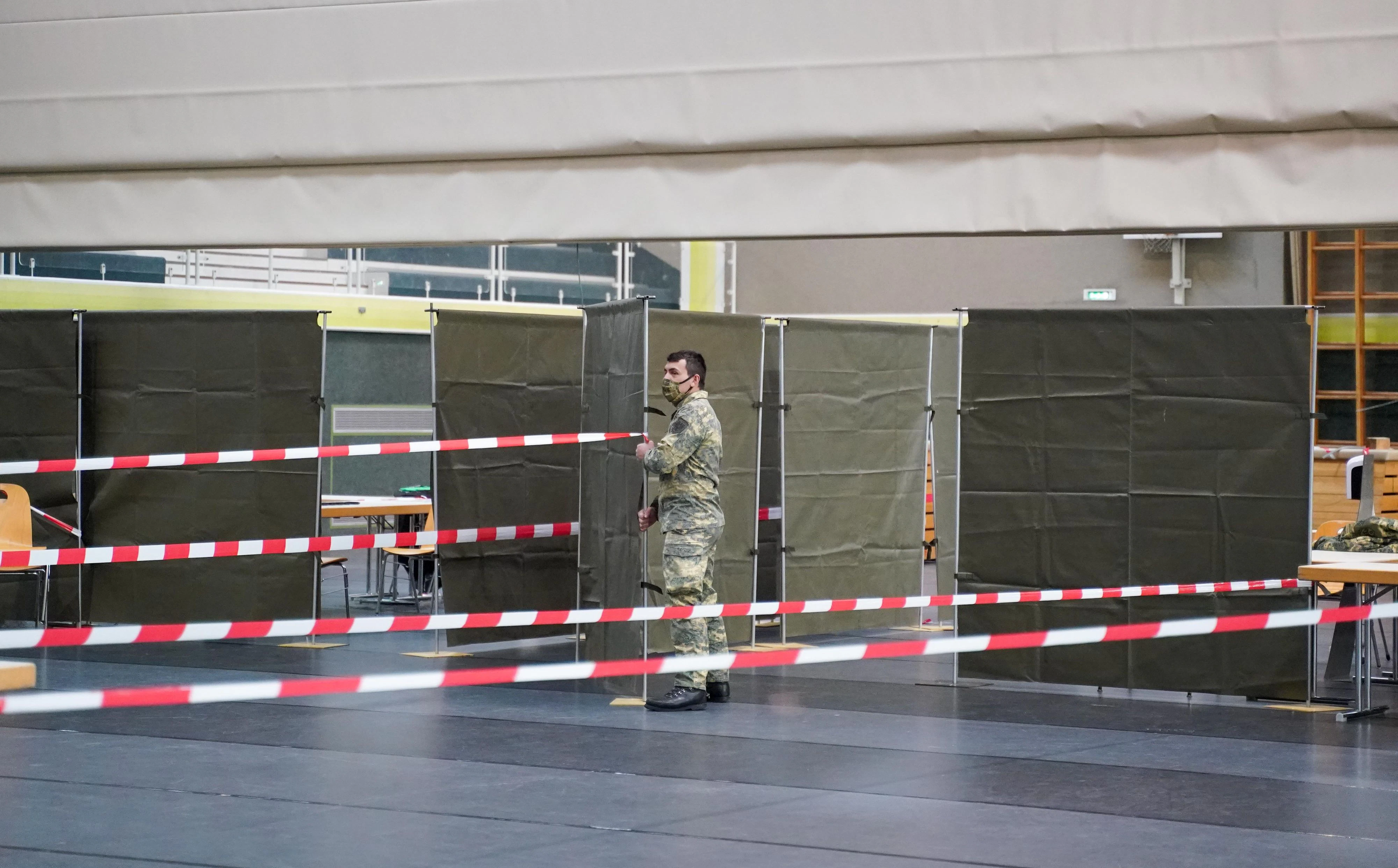 Auch in Braunau wurde vom Bundesheer eine Teststraße gebaut.