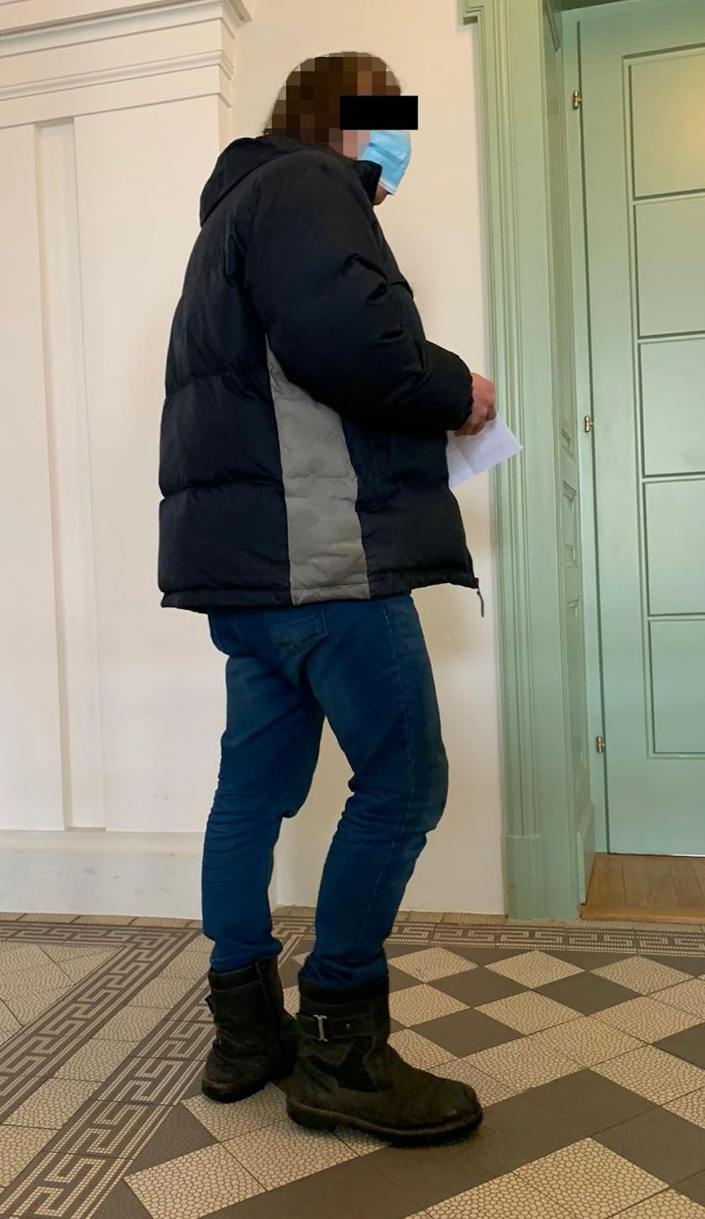 Der Angeklagte in St. Pölten vor Gericht