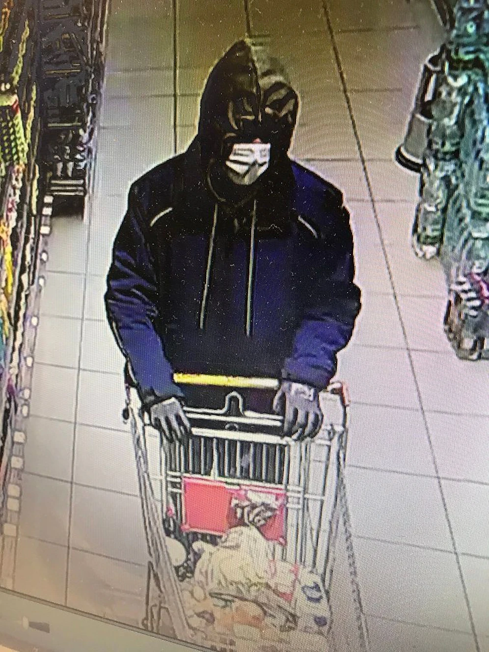 Der verdächtige Supermarkt-Räuber
