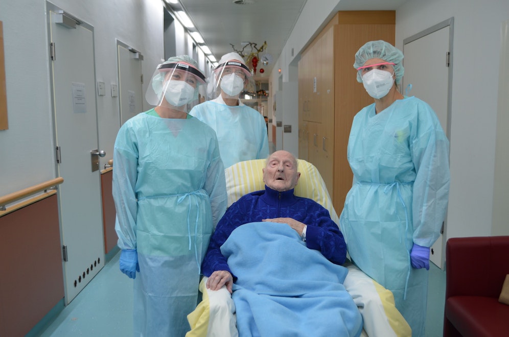 Im KUK wurde Werner Binder umsorgt.