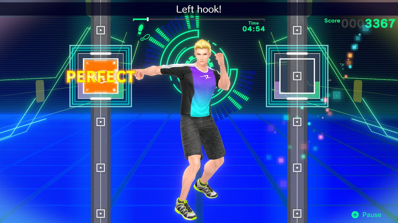 Beim nun erscheinenden "Fitness Boxing 2: Rhythm &amp; Exercise" werden die beiden Joy-Cons der Nintendo Switch zu virtuellen Boxhandschuhen, die Avatare am Bildschirm zu Sparring-Partnern.