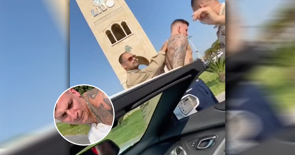 Gzuz in Handschellen.