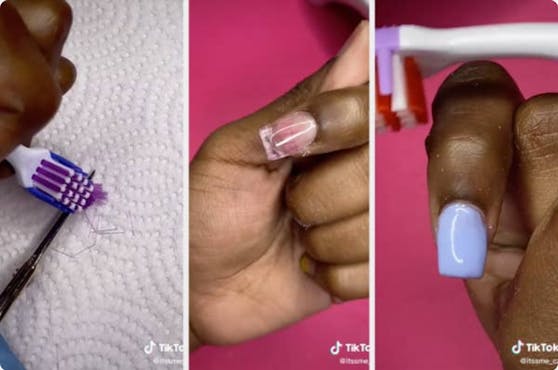 Diese TikTokerin verhilft Alltagsgegenständen für ihr Nageldesign zu neuer Bedeutung.