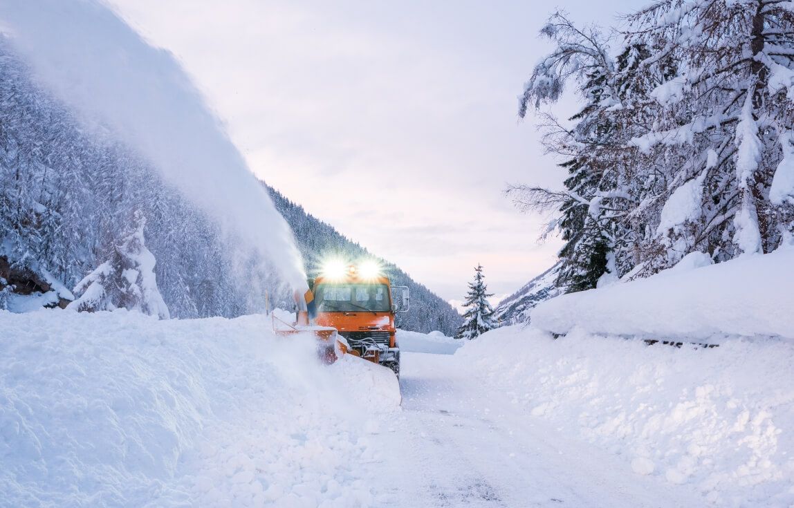 Kräftiger Schneefall in Österreich am Wochenende