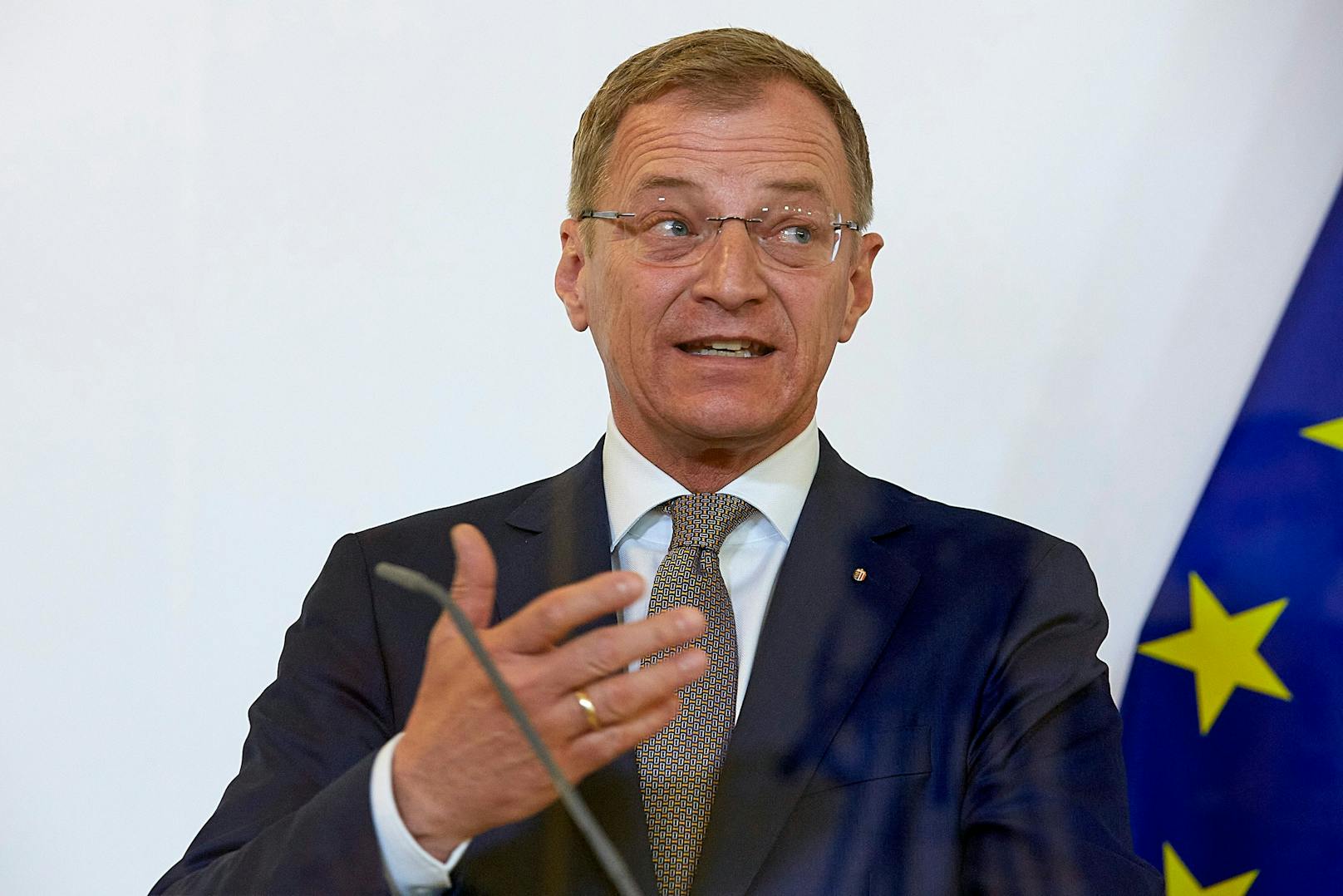 Oberösterreichs Landeshauptmann Thomas Stelzer (ÖVP) hat gute Zustimmungs-Werte.