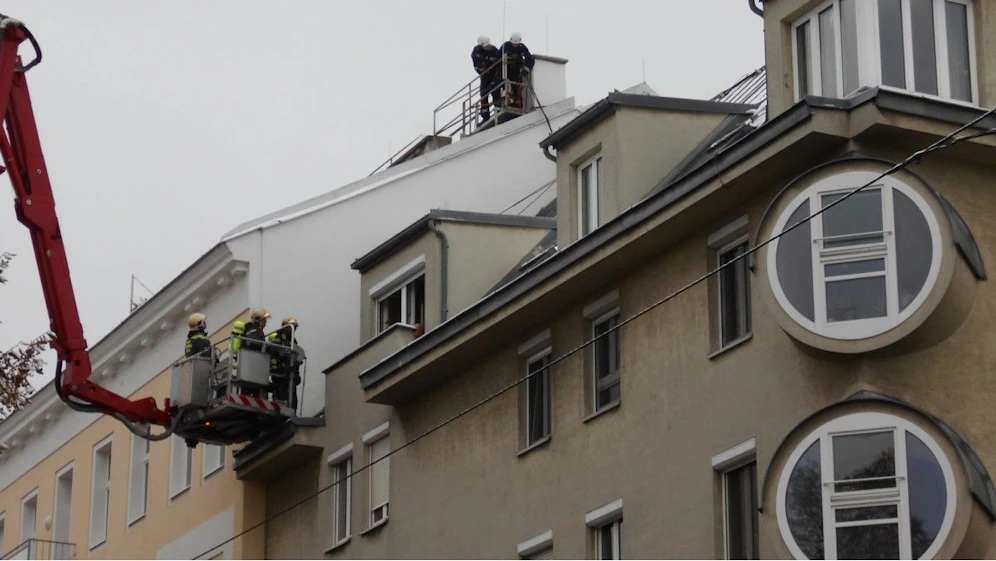Feuerwehr-Einsatz in der Anschützgasse (Rudolfsheim-Fünfhaus)