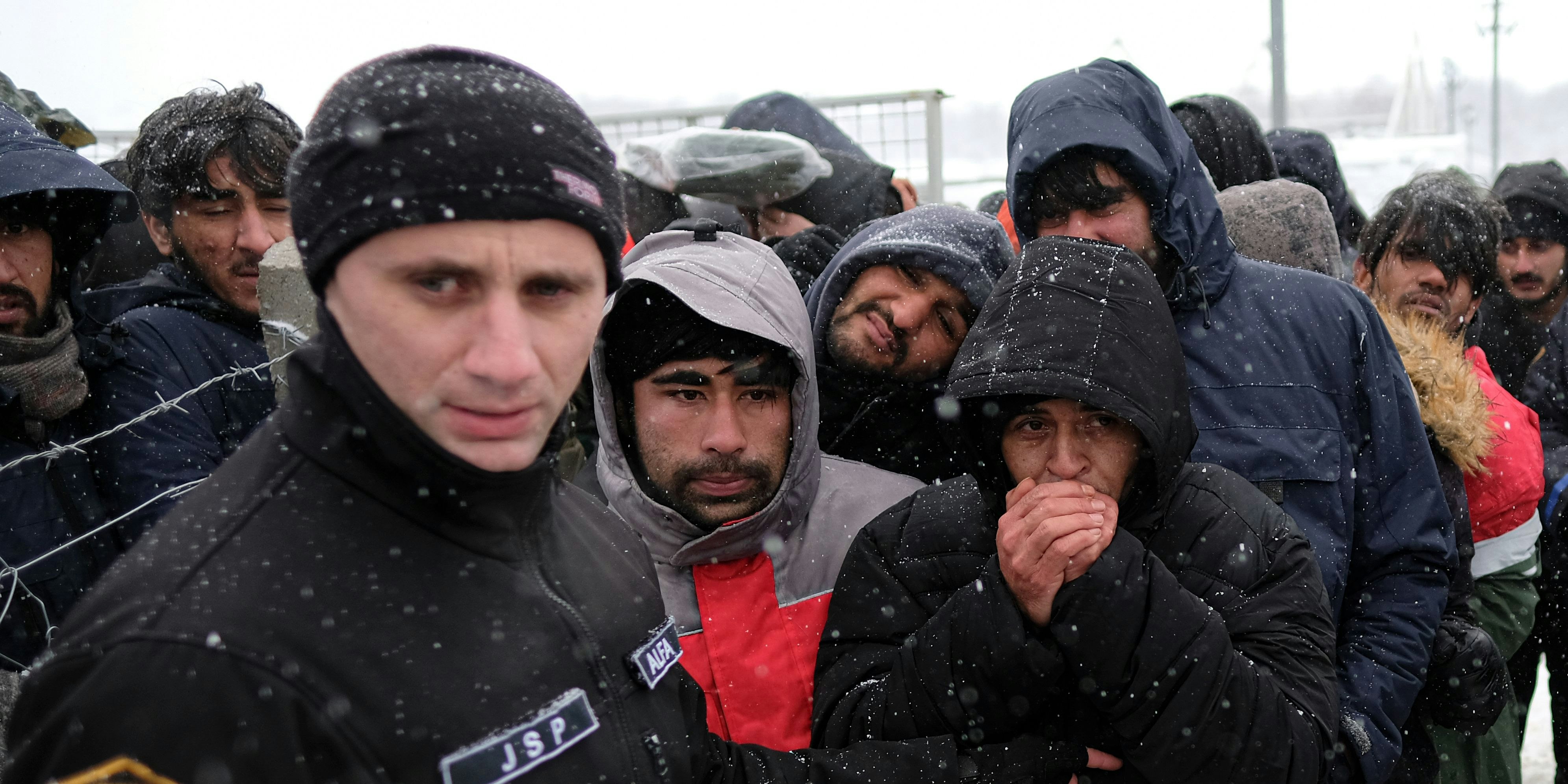 Flüchtlinge Polizei Bosnien