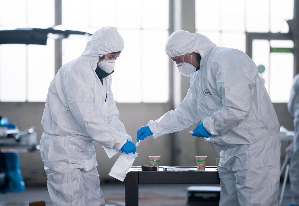 Die Spurensicherung leistete ganze Arbeit. Symbolbild.