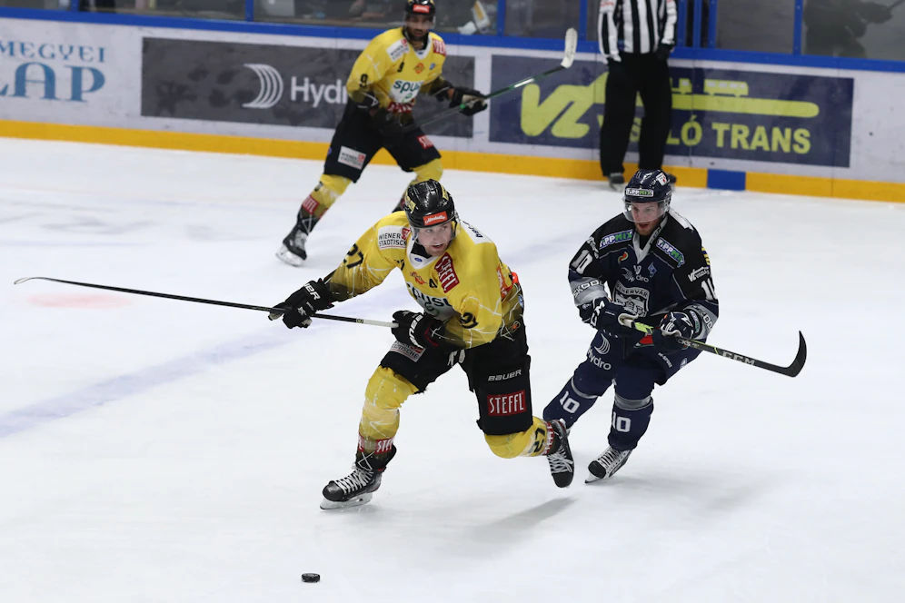Die Caps jubeln in Fehervar.