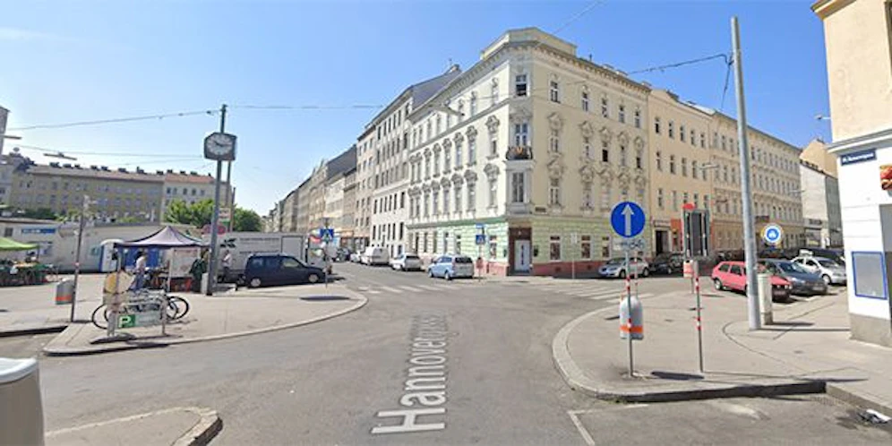 An dieser Kreuzung kam es zum Zusammenstoß.
