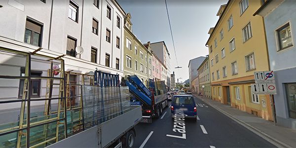 Das Beben richtete Schäden an einem Gebäude in der Lazarettgasse an.