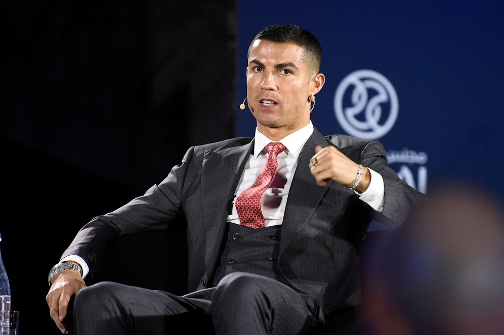 Cristiano Ronaldo spricht über seinen Sohn. 