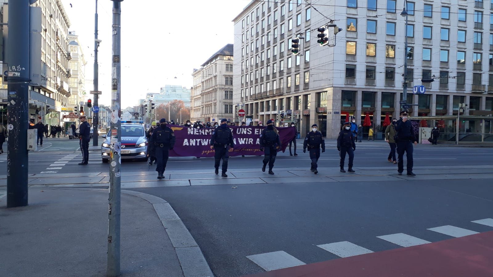 Am Donnerstag wurde in Wien gegen Gewalt an Frauen demonstriert