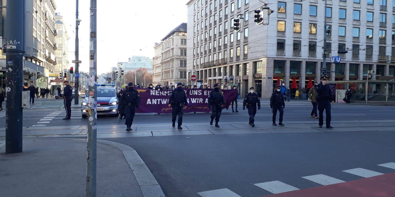 Am Donnerstag wurde in Wien gegen Gewalt an Frauen demonstriert