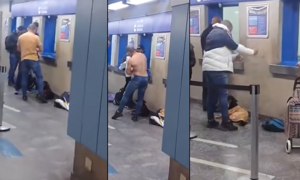 São Paulo, Brasilien: Felipe Gabriel fackelte nicht lange und schenkte dem frierenden Streuner sein T-Shirt. 