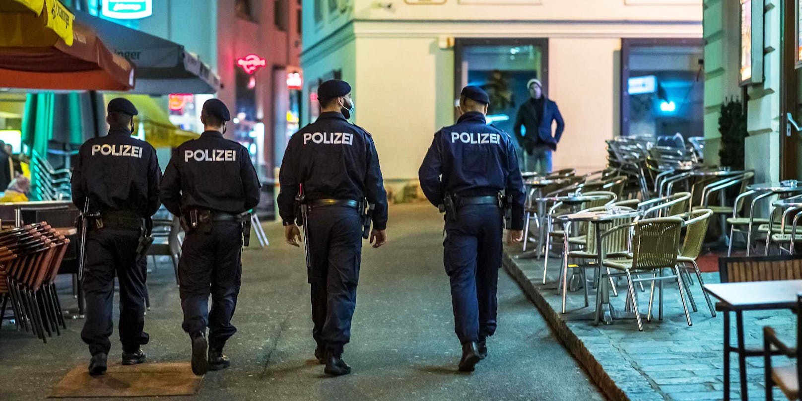 Polizisten in der Wiener Innenstadt (Symbolfoto)