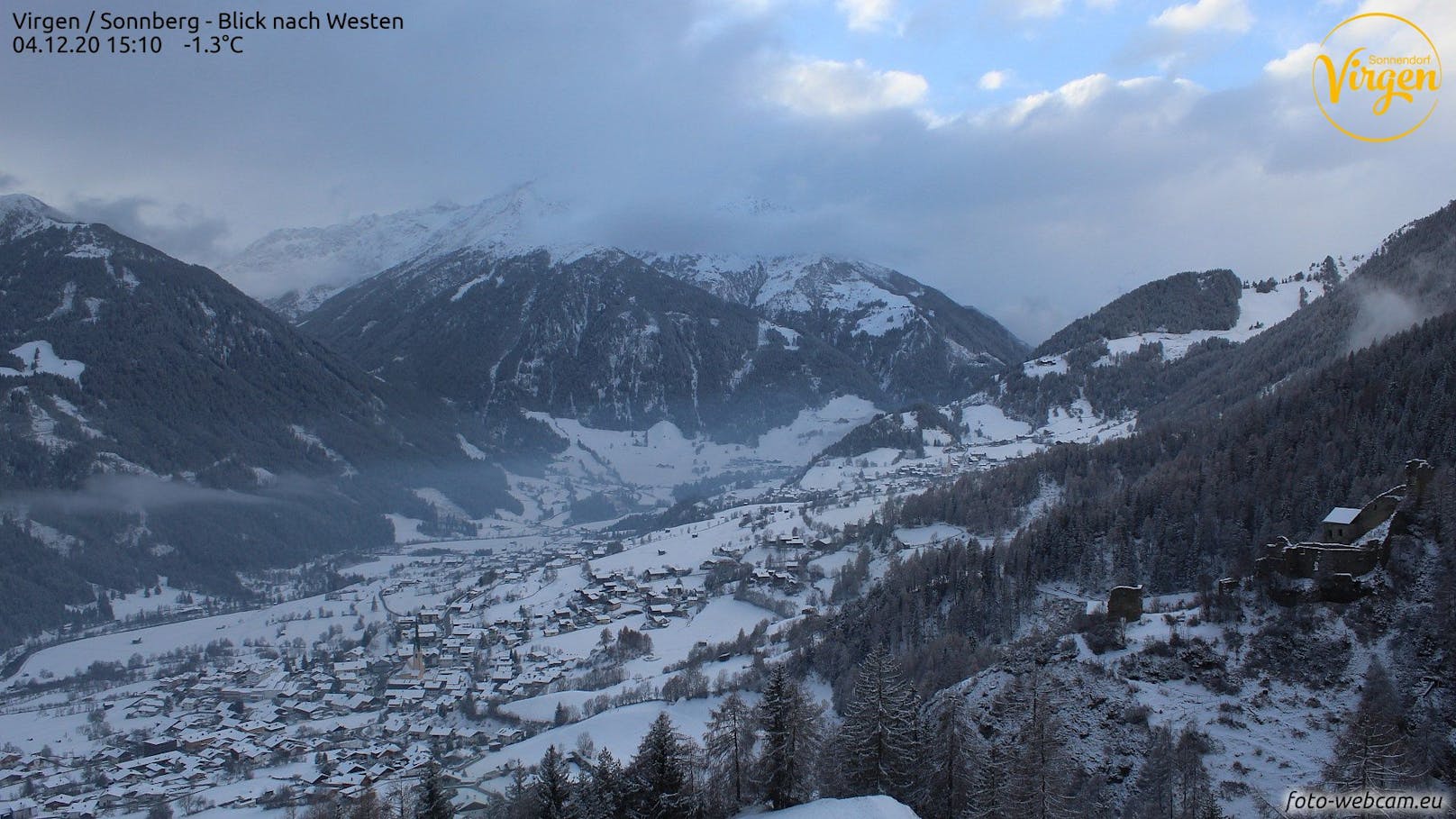 Schneesituation in Osttirol am 4. Dezember 2020