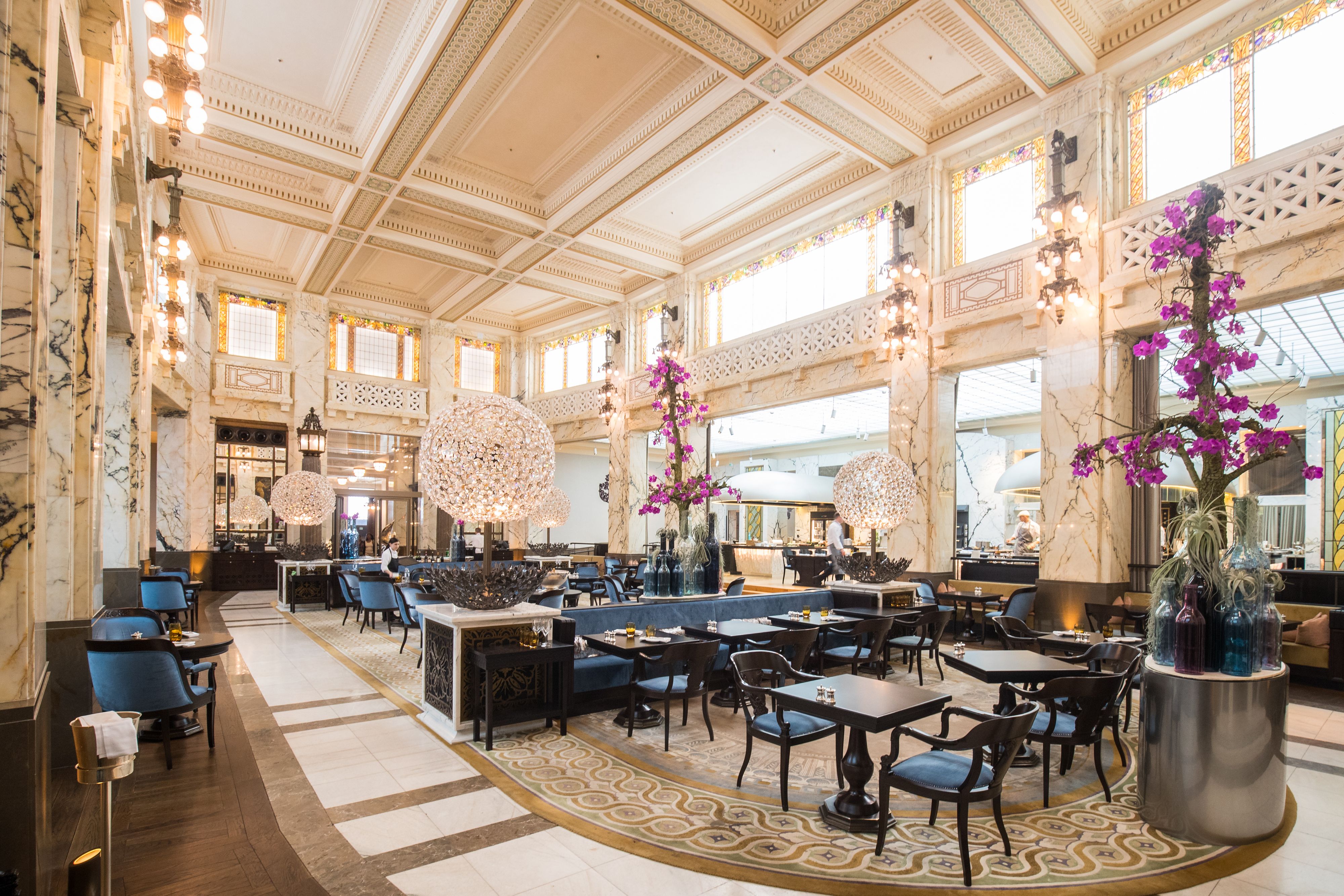 Das Hotel Park Hyatt Vienna in der Innenstadt befindet sich in einem ehemaligen Bankgebäude aus dem frühen 20. Jahrhundert.