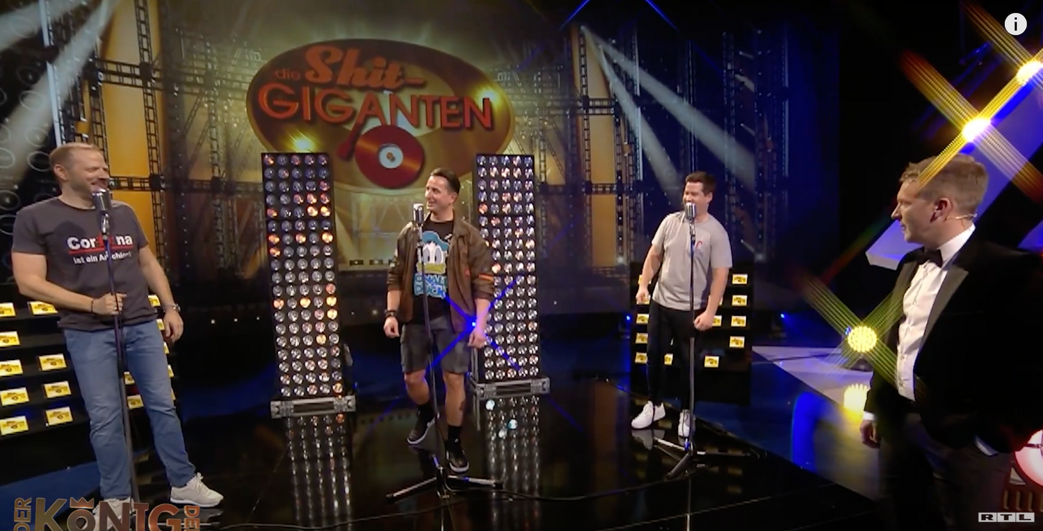 In der Show "König der Kindsköpfe" vergriff sich Gabalier in so manchem Ton.