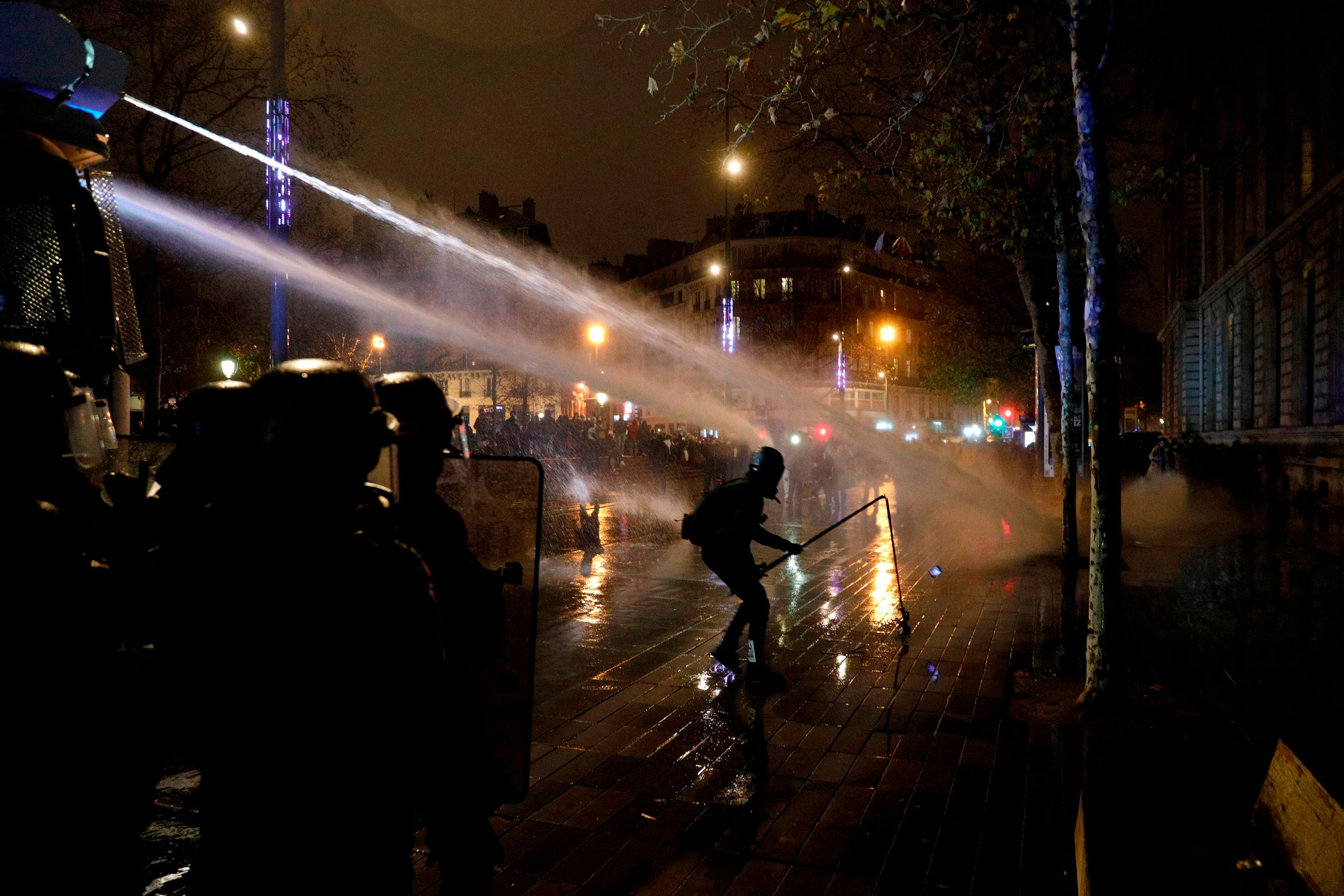 Mehrere Festnahmen gab es bei einer Demo in Frankreich. 