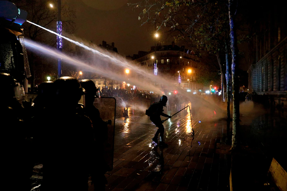 Mehrere Festnahmen gab es bei einer Demo in Frankreich. 