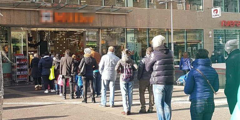 Auf diese Drogerie gab es am Samstag einen Ansturm
