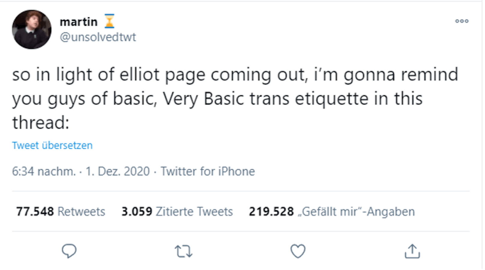 Twitter-Nutzer @unsolvedtwt hat eine Anleitung veröffentlicht, wie man am besten mit Transgender-Themen umgehen soll.