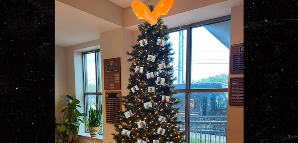 Der umstrittene Christbaum.