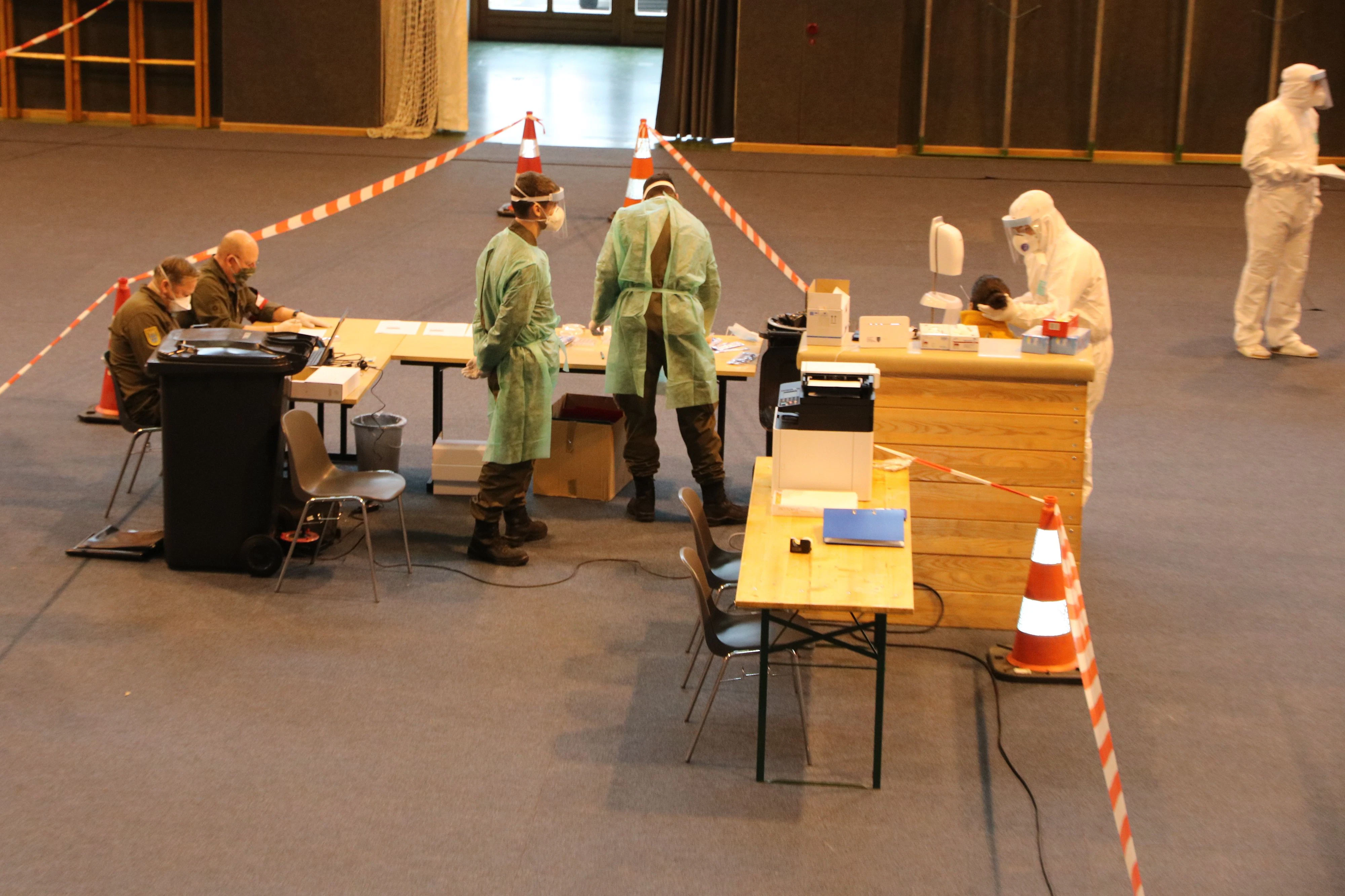 Bundesheer startete Massentests für das Schulpersonal