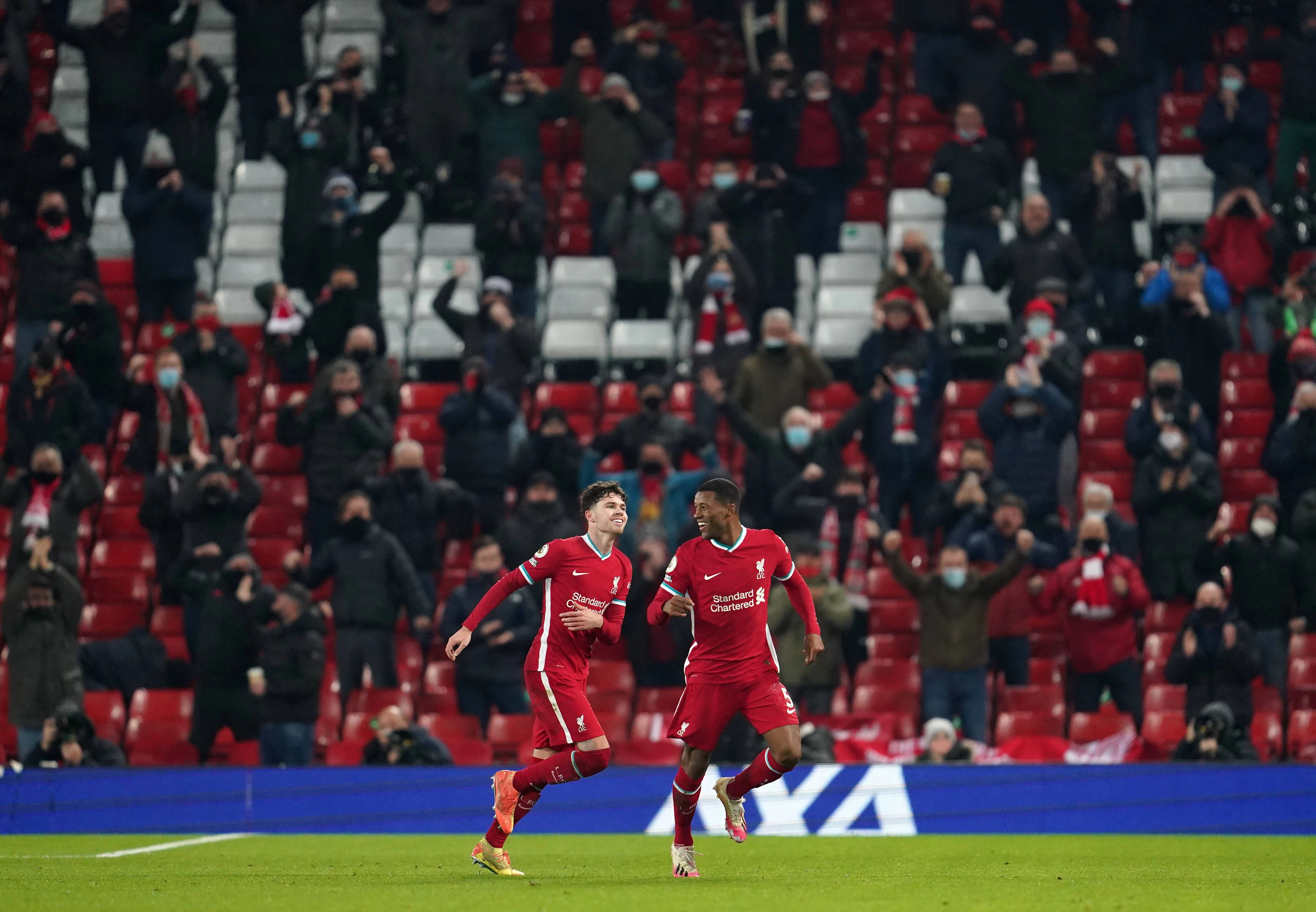 Liverpool jubelte erstmals in dieser Saison vor Fans.